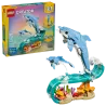 LEGO Creative 3 in 1 Sea Animals: Beautiful Dolphins 31385