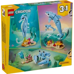 LEGO Creative 3 in 1 Sea Animals: Beautiful Dolphins 31385