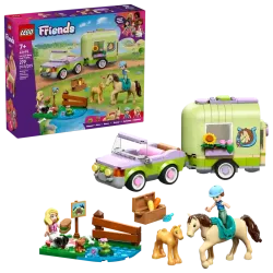 LEGO Friends Horse & Baby Foal Trailer 42695