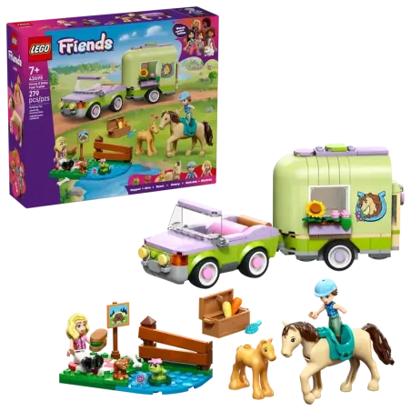 LEGO Friends Horse & Baby Foal Trailer 42695