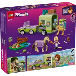 LEGO Friends Horse & Baby Foal Trailer 42695