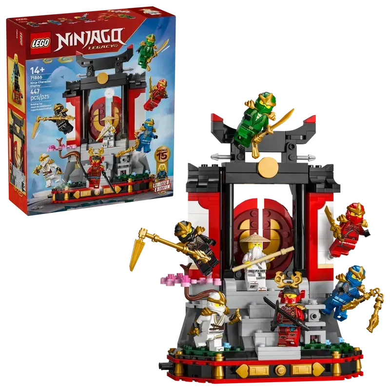 LEGO NINJAGO Ninja Character Display 15th Anniversary 71866