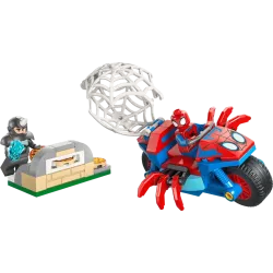 LEGO Marvel Spidey on his Motorcycle vs. Rhino 11206