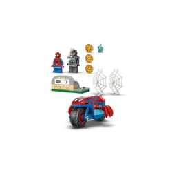 LEGO Marvel Spidey on his Motorcycle vs. Rhino 11206
