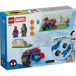 LEGO Marvel Spidey on his Motorcycle vs. Rhino 11206