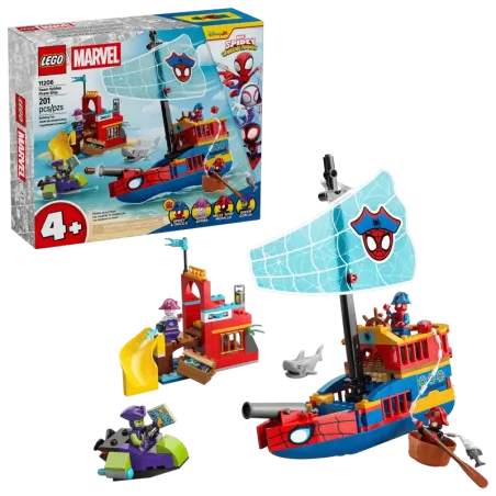 LEGO Marvel Team Spidey Pirate Ship 11208