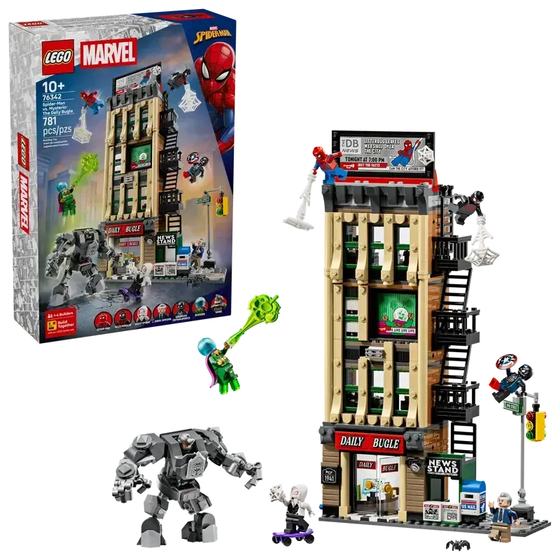 LEGO Marvel Spider-Man vs. Mysterio: The Daily Bugle 76342