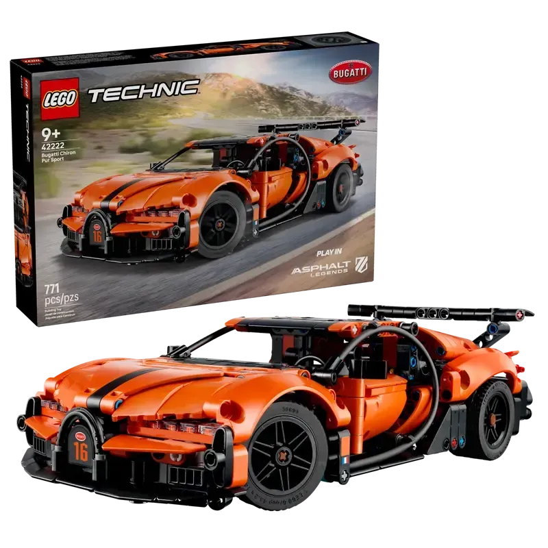 LEGO Technic Bugatti Chiron Pur Sport Hypercar 42222