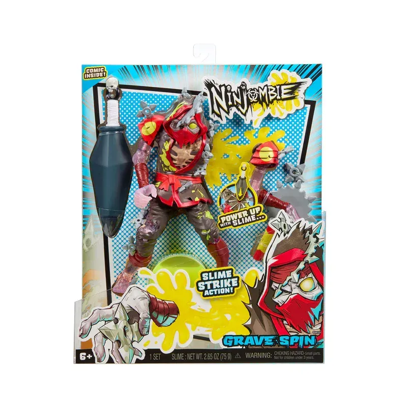 MGA's Ninjombie Action Figure - Grave Spin