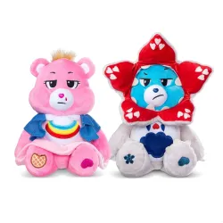 Basic Fun Care Bears x Stranger Things 2-Pack Boxed Set 30cm – Cheer Bear as Eleven & Grumpy Bear as Demogorgon