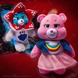 Basic Fun Care Bears x Stranger Things 2-Pack Boxed Set 30cm – Cheer Bear as Eleven & Grumpy Bear as Demogorgon