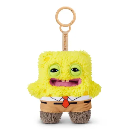 Fuggler SpongeBob 5-inch Keyring ZURU Soft Plush Toy- SpongeBob