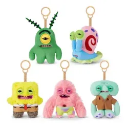Fuggler SpongeBob 5-inch Keyring ZURU Soft Plush Toy- Plankton