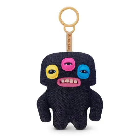 Fuggler 5-inch Keyring ZURU Soft Plush Toy- Alien Black