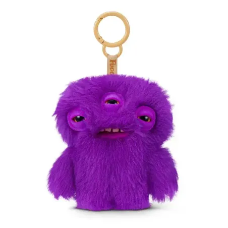 Fuggler 5-inch Keyring ZURU Soft Plush Toy- Annoyed Alien Purple