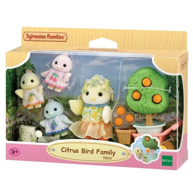 Sylvanian Families Citrus Bird Family Playset 5860