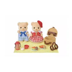 Sylvanian Families Biscuit Bear Sister & Brother- Delicious Picnic 5852