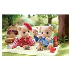 Sylvanian Families Biscuit Bear Sister & Brother- Delicious Picnic 5852