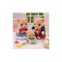 Sylvanian Families Biscuit Bear Family Playset 5851