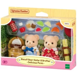 Sylvanian Families Biscuit Bear Family Playset 5851