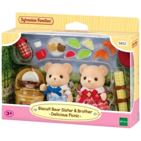Sylvanian Families Biscuit Bear Family Playset 5851