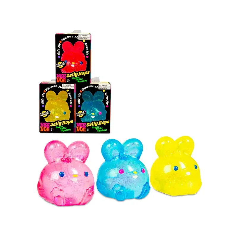 NeeDoh Jelly Hops Scented Bunny Squishy Easter Fidget Toy - Assortment