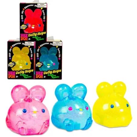 NeeDoh Jelly Hops Scented Bunny Squishy Easter Fidget Toy - Assortment