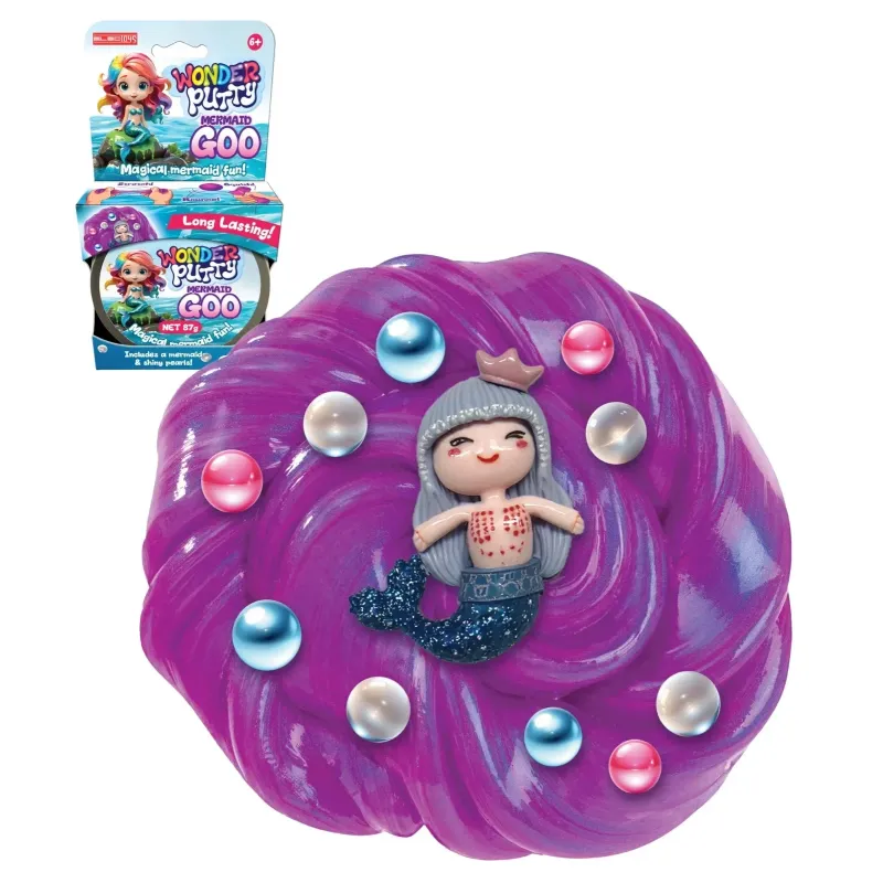 Wonder Putty Mermaid Goo Sensory Putty Purple with Beads