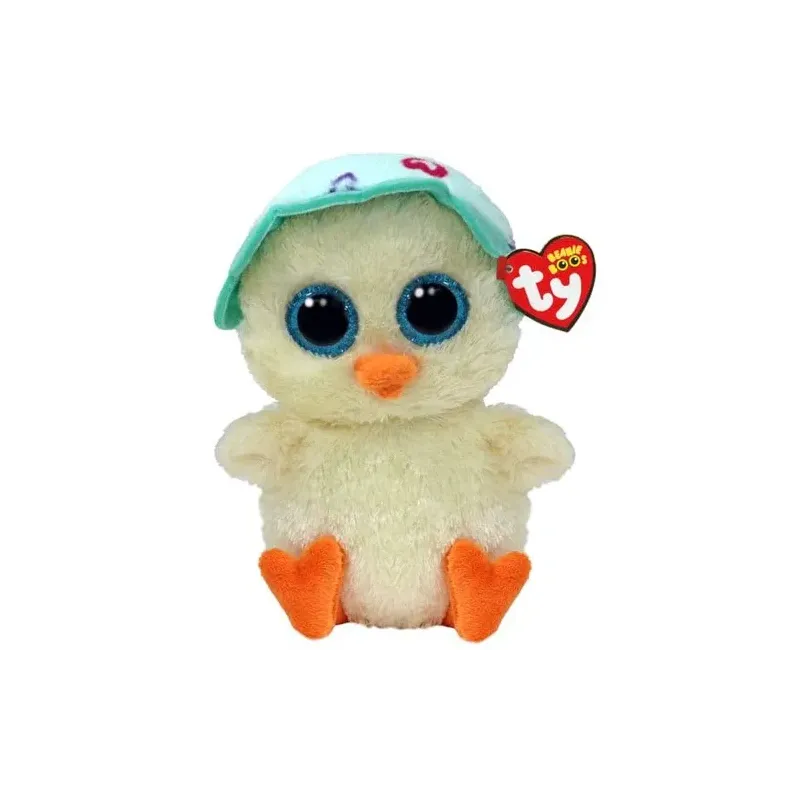 Ty Beanie Boo - Emmie Chick With hat Soft Plush Toy- Easter 2026
