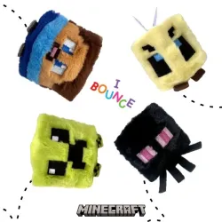 Ty Minecraft Bee Beanie Bouncer Ball Plush Toy