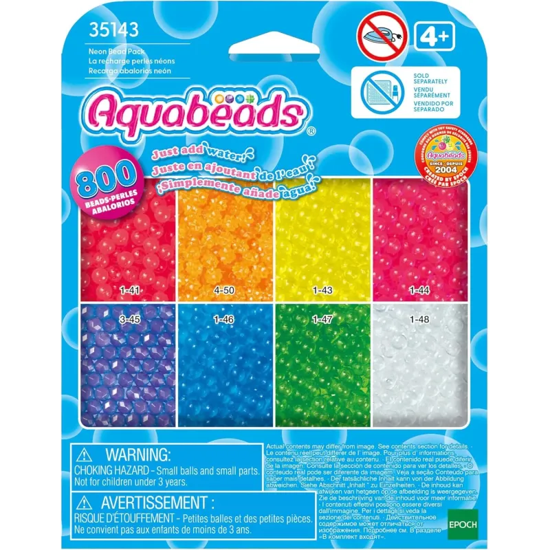 Aquabeads - Neon Bead Pack Craft Kit 35143
