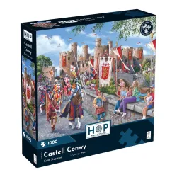 House Of Puzzles Hop Castell Conwy 1000 Piece Jigsaw Puzzle