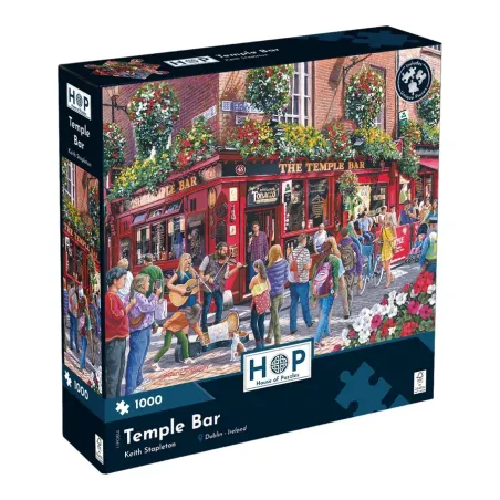 House of Puzzles Hop Temple Bar 1000 Piece Jigsaw Puzzle