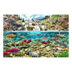 House of Puzzles Hop Gold Creek 1000 Piece Jigsaw Puzzle