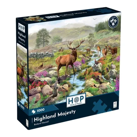 House of Puzzles Hop Highland Majesty 1000 Piece Jigsaw Puzzle