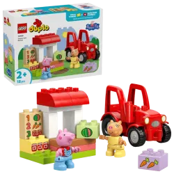 Lego Duplo Peppa Pig Tractor and Market 10468