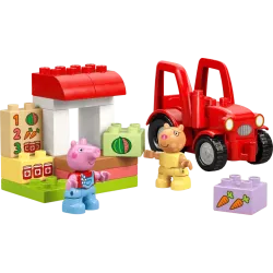 Lego Duplo Peppa Pig Tractor and Market 10468