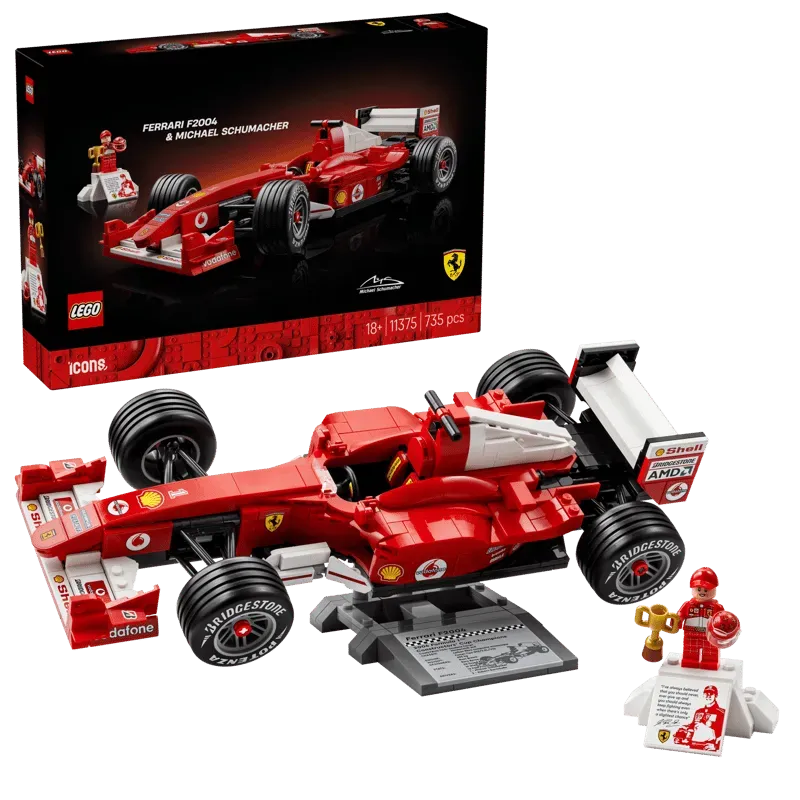 Lego Icons Ferrari F2004 & Michael Schumacher 11375