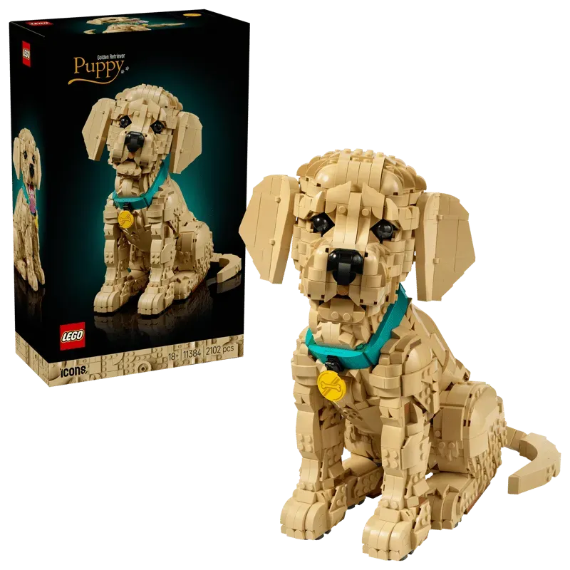 Lego Icons Golden Retriever Puppy 11384
