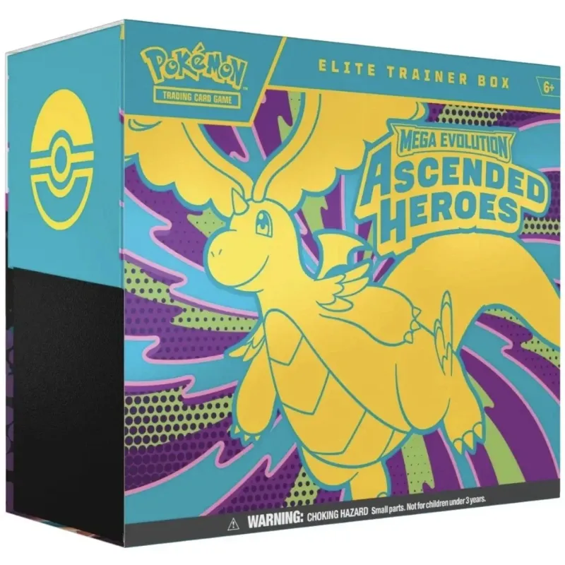 Pokémon TCG: Mega Evolution- Ascended Heroes - Elite Trainer Box Max 1 Per Customer