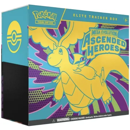 Pokémon TCG: Mega Evolution- Ascended Heroes - Elite Trainer Box Max 1 Per Customer