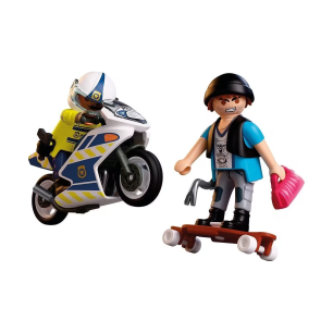 Playmobil City Action Police Motorcycle Chase 72079
