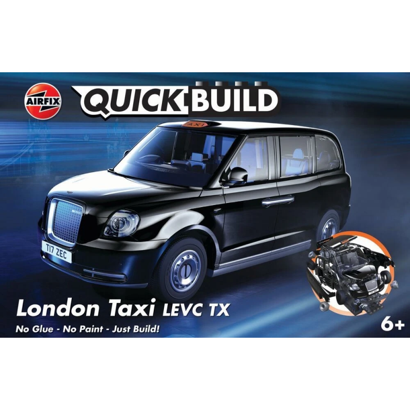 Airfix Quick Build London Taxi LEVC TX Model Kit 6+
