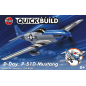 Airfix Quick Build D-Day Mustang P-51D Model Kit  6+
