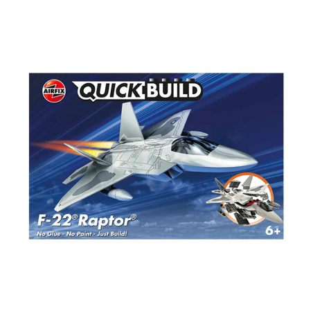 Airfix Quick Build J6005 F22 Raptor Model Kit 6+