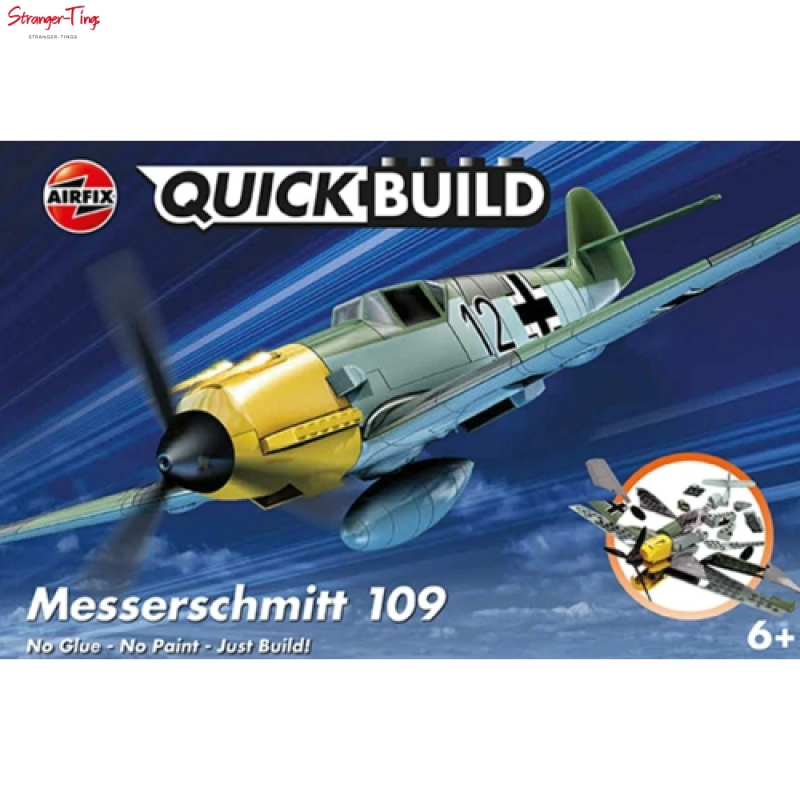 Airfix Quick Build J6001 Messerschmitt 109 Model Kit 6+