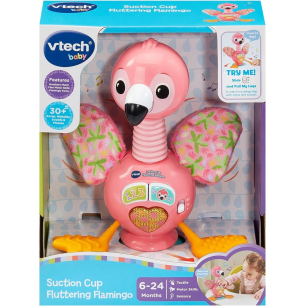 VTech Baby Suction Cup Fluttering Flamingo Sensory Toy
