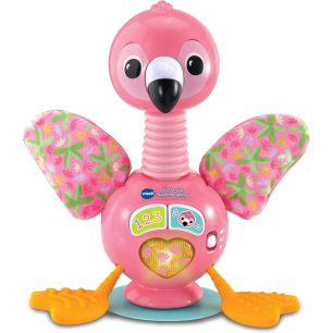 VTech Baby Suction Cup Fluttering Flamingo Sensory Toy
