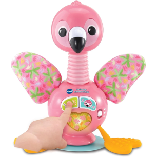 VTech Baby Suction Cup Fluttering Flamingo Sensory Toy