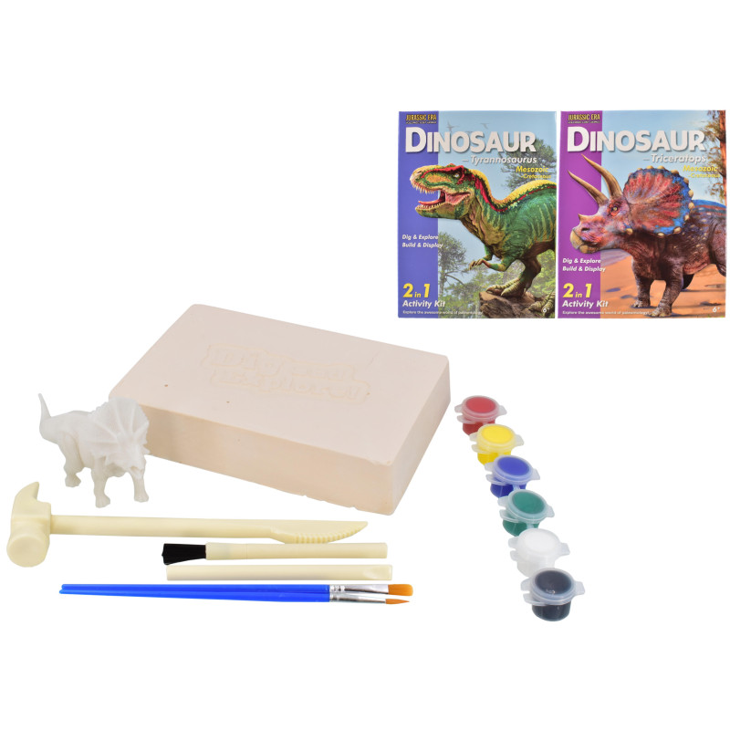Jurassic Era Dinosaur Dig & Explore, Build & Display Activity Kit Assortment